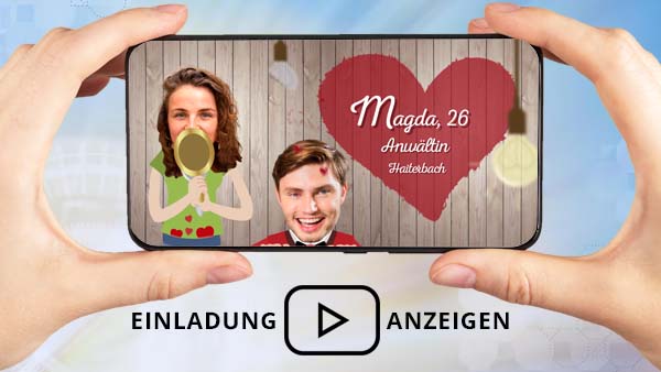 Digitale Hochzeitseinladung