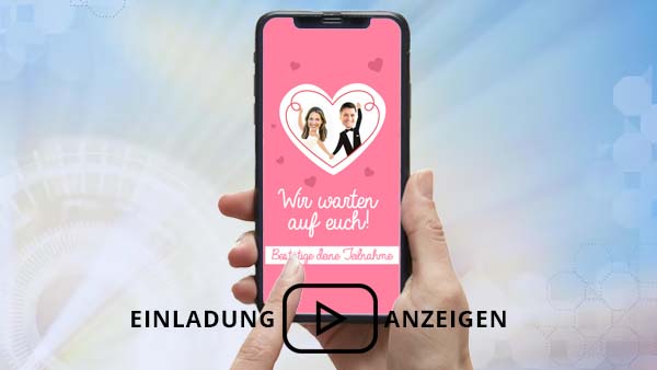 Digitale Hochzeitseinladung